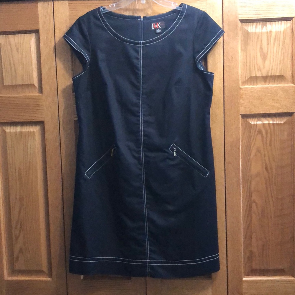 Straight Dress with Pockets